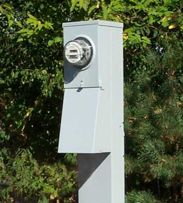 Mobile Home Electrical Service Pedestal 200 Amp