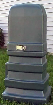 Secondary Service Pedestal - Plastic, Rectangular